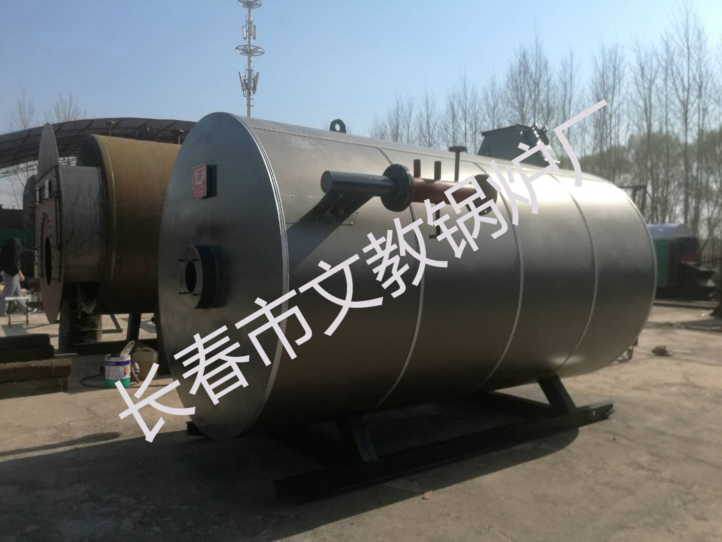 90万大卡油气两用导热油锅炉